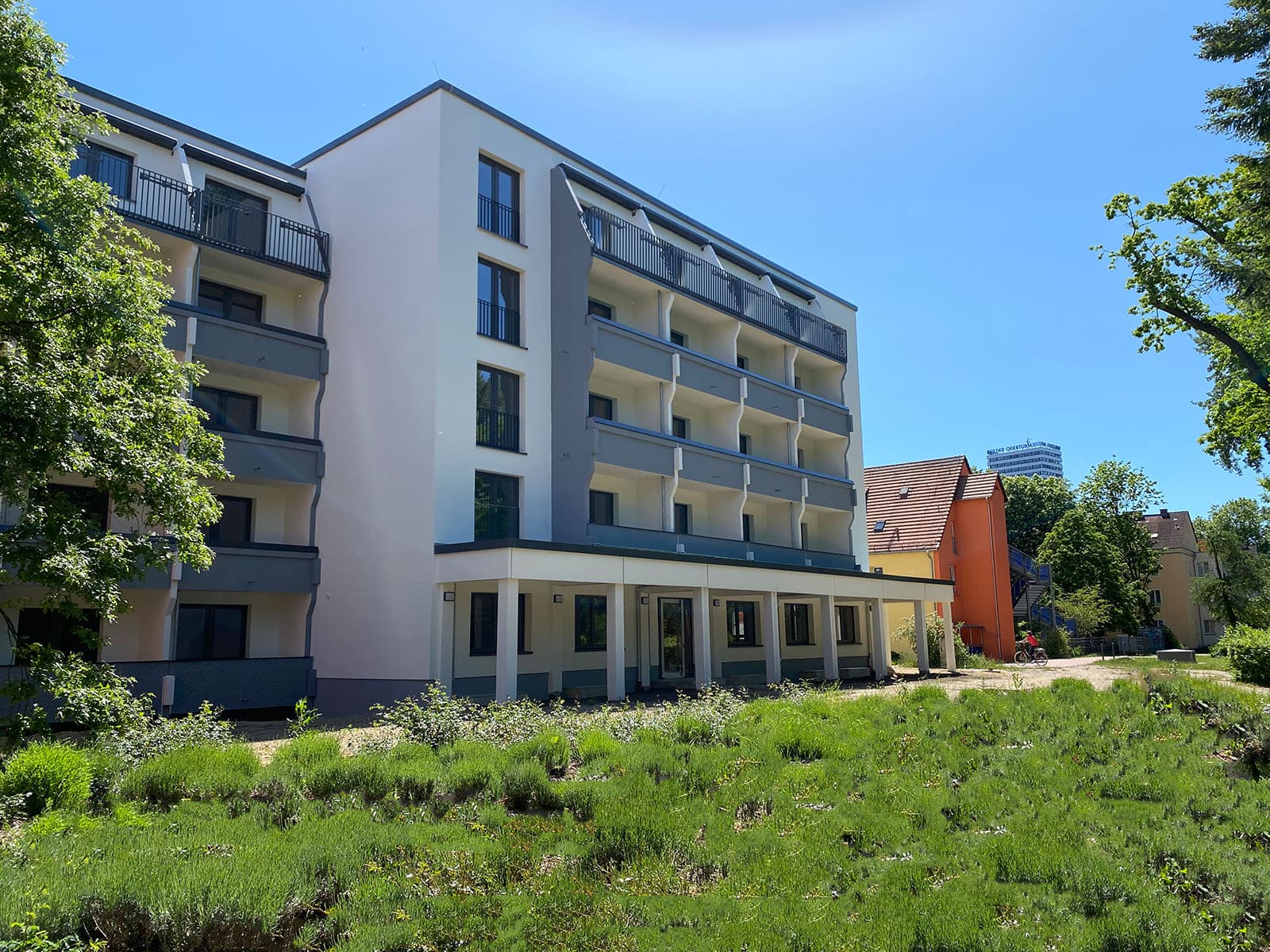 Sanierung im Zentrum von Frankfurt (Oder)