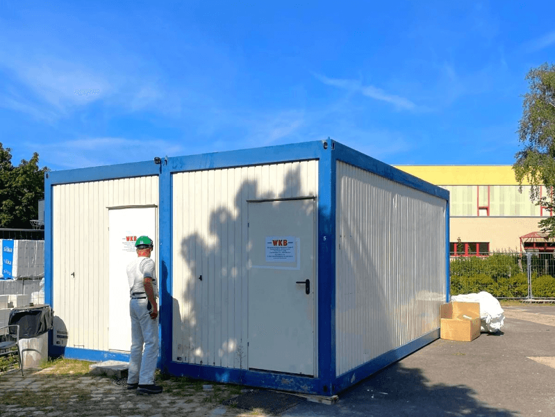 WKB Baustelleneinrichtung mit Container